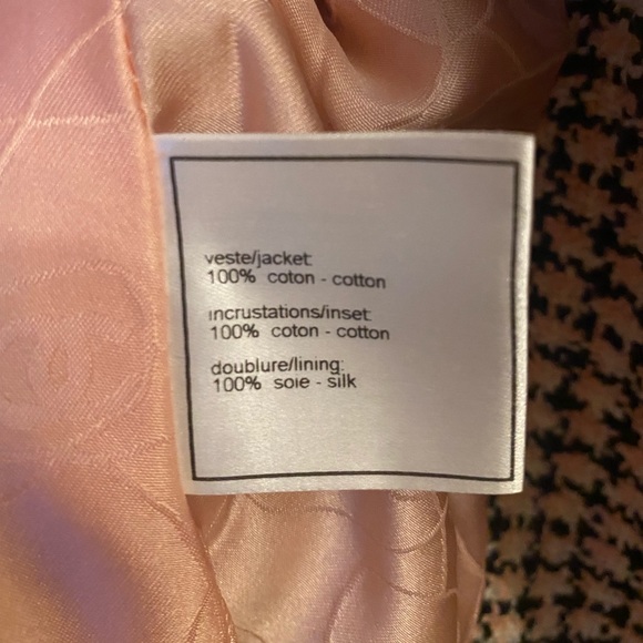 Chanel tweed jacket Sz 34 - Picture 6 of 6